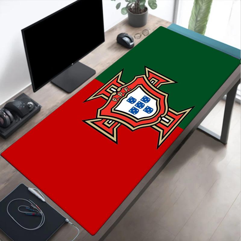 Portugal Football Crest Mouse Pad Mouse Pad, Gaming Mouse Pad, Keyboard Pad, Desk Decor for Computer Notebook Fan Gift Birthday Gift