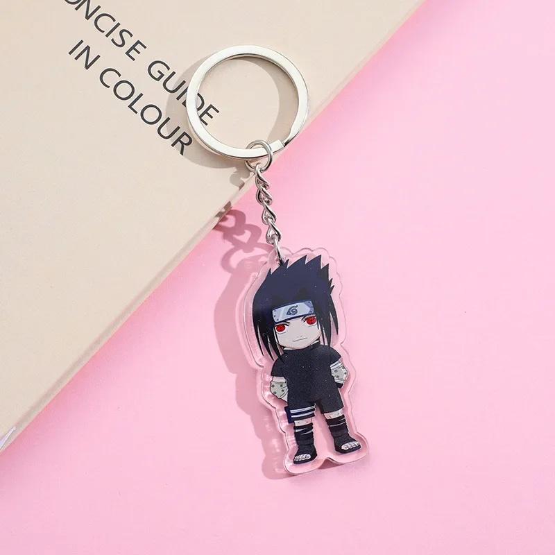 Naruto anime peripherals acrylic keychains toys cartoon schoolbags adorable plus exquisite tiny keychains present