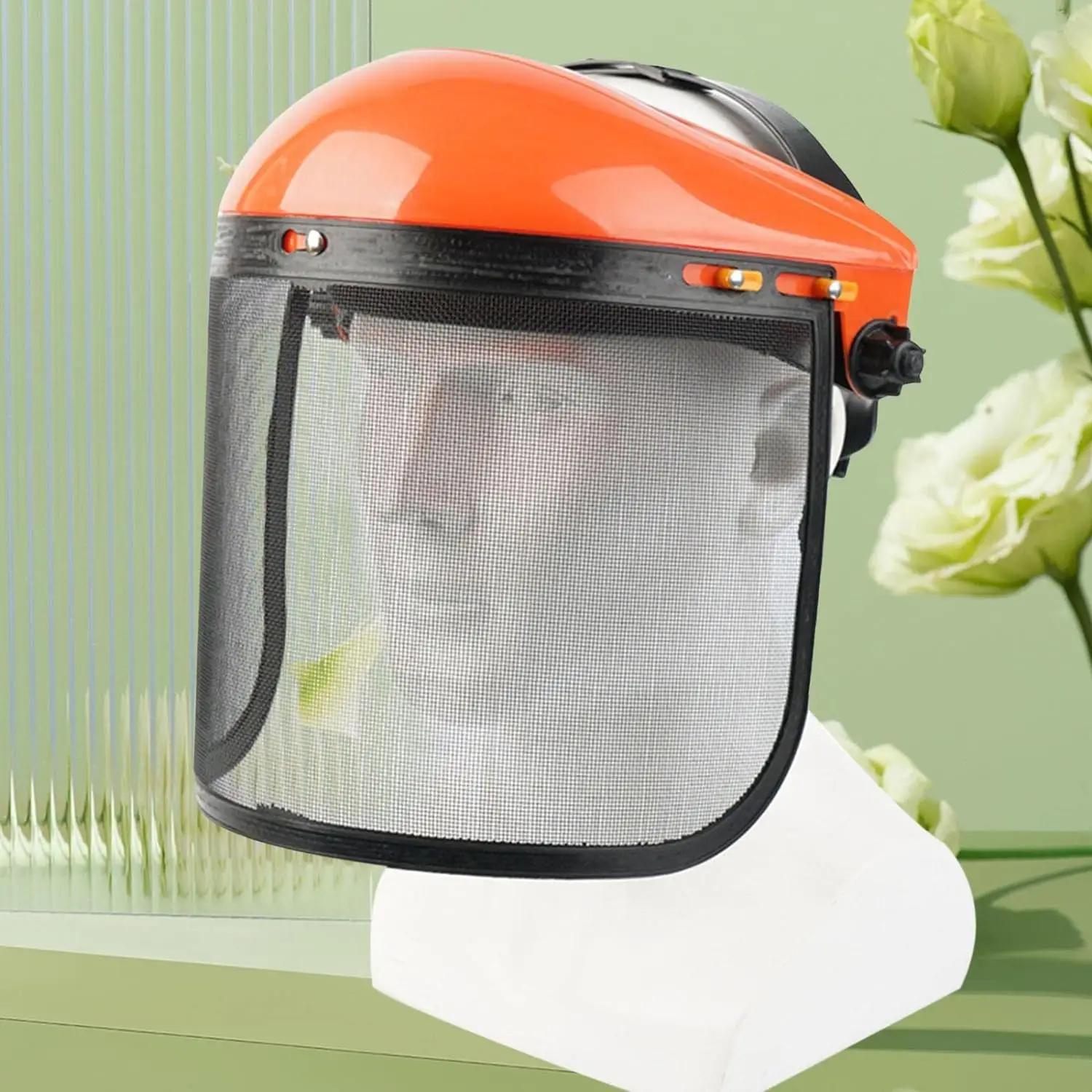 

Универсальная защитная маска, шлем для работы с бензопилой, защитный шлем от брызг, защитный головной убор для активного отдыха на природе, для сада