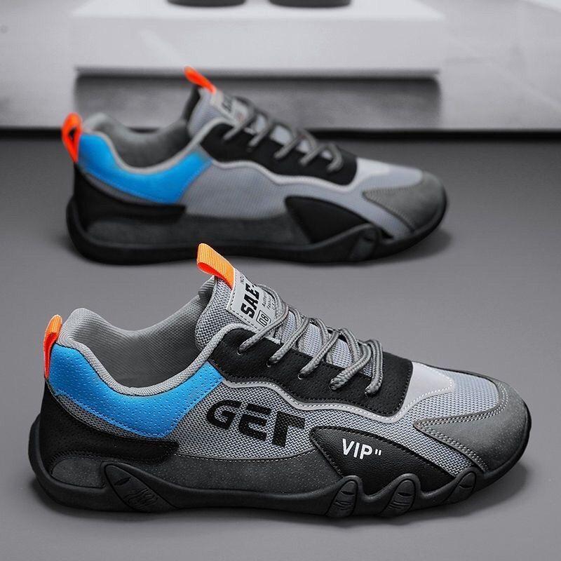 

Spring and summer new breathable mesh men s shoes trendy sports and leisure shoes lightweight and wear-resistant five-finger Doudou shoes 44