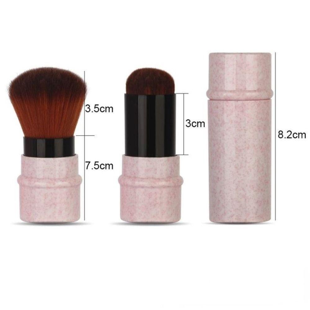 Portable Makeup Brush Retractable Single Blush Brush New Powder Blush Brush  Outdoor Travel
