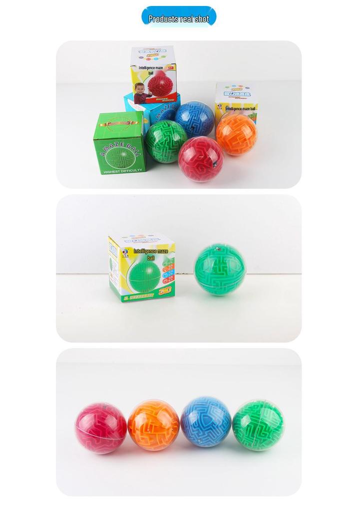 3D Murmel Labyrinth Puzzle - Kreatives & Pädagogisches Spielzeug für Kinder