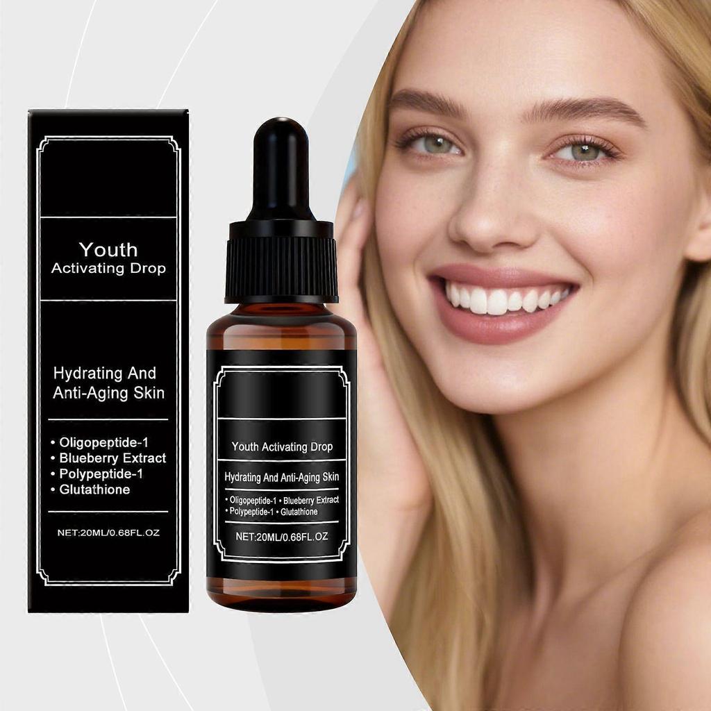 Facial Serum with Polypeptides - Reduces Wrinkles & Fine Lines, Anti Aging Serum Boosts Collagen Production,and Improves Skin Elasticity - 20ml