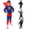 Breathable And Comfortable Kids Halloween Superman Bat Spider Man Cosplay Outfit