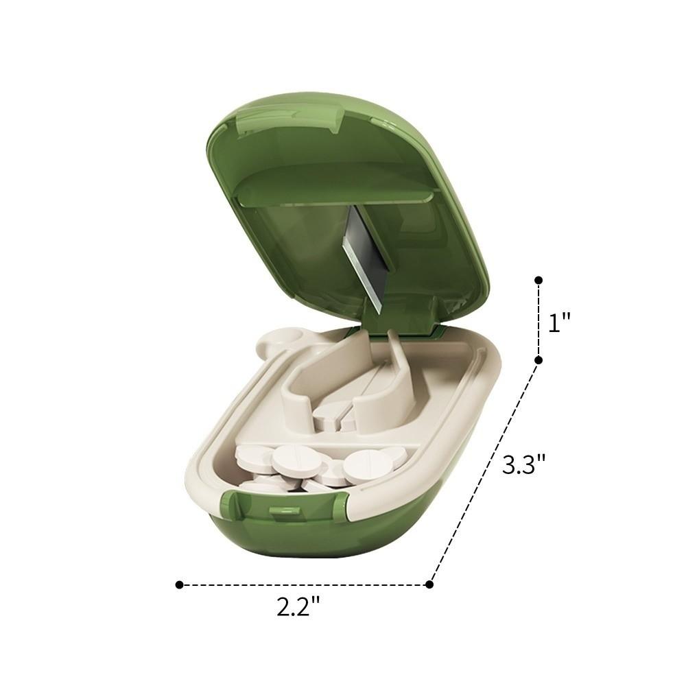Portable Pill Splitter 2 In 1 Tablet Divider Organizer Durable Pill Cutter  Small or Large Pills