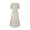 VISITINNEWYORK V-Neck Puff Sleeve Tiered Short Sleeve Dress (Vz5Op39)