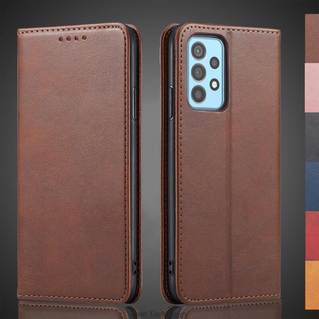 Capa de couro com atração magnética para Samsung Galaxy A52 / A 52 A52s 5G, capa tipo carteira, capa tipo carteira, capa tipo carteira