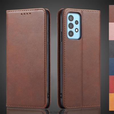Magnetic Attraction Leather Case for Samsung Galaxy A52 / A 52 A52s 5G Holster Flip Cover Case Wallet Phone Bags Fundas Coque