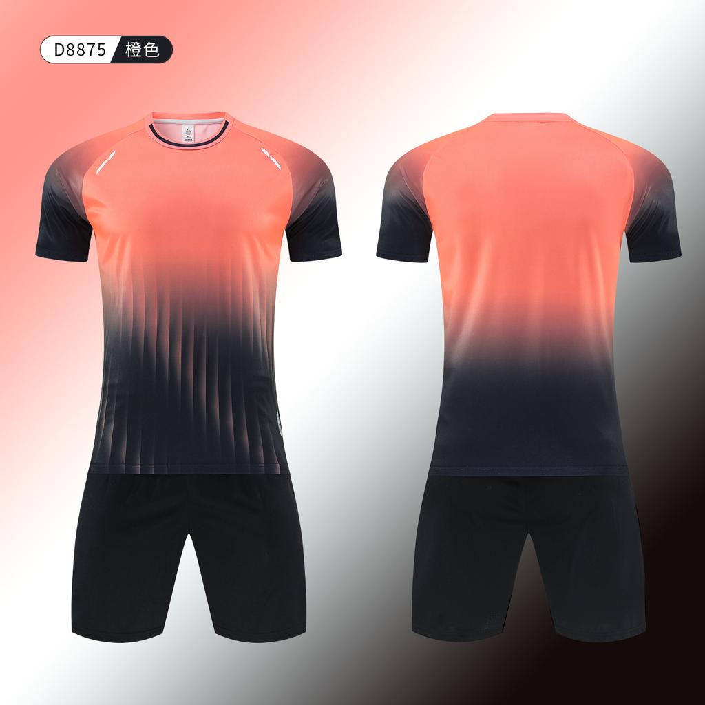 New Soccer Uniform Set Student Competition Training Uniform Customization Quick Dry Sports Kids Adult Short Sleeve Soccer Jersey