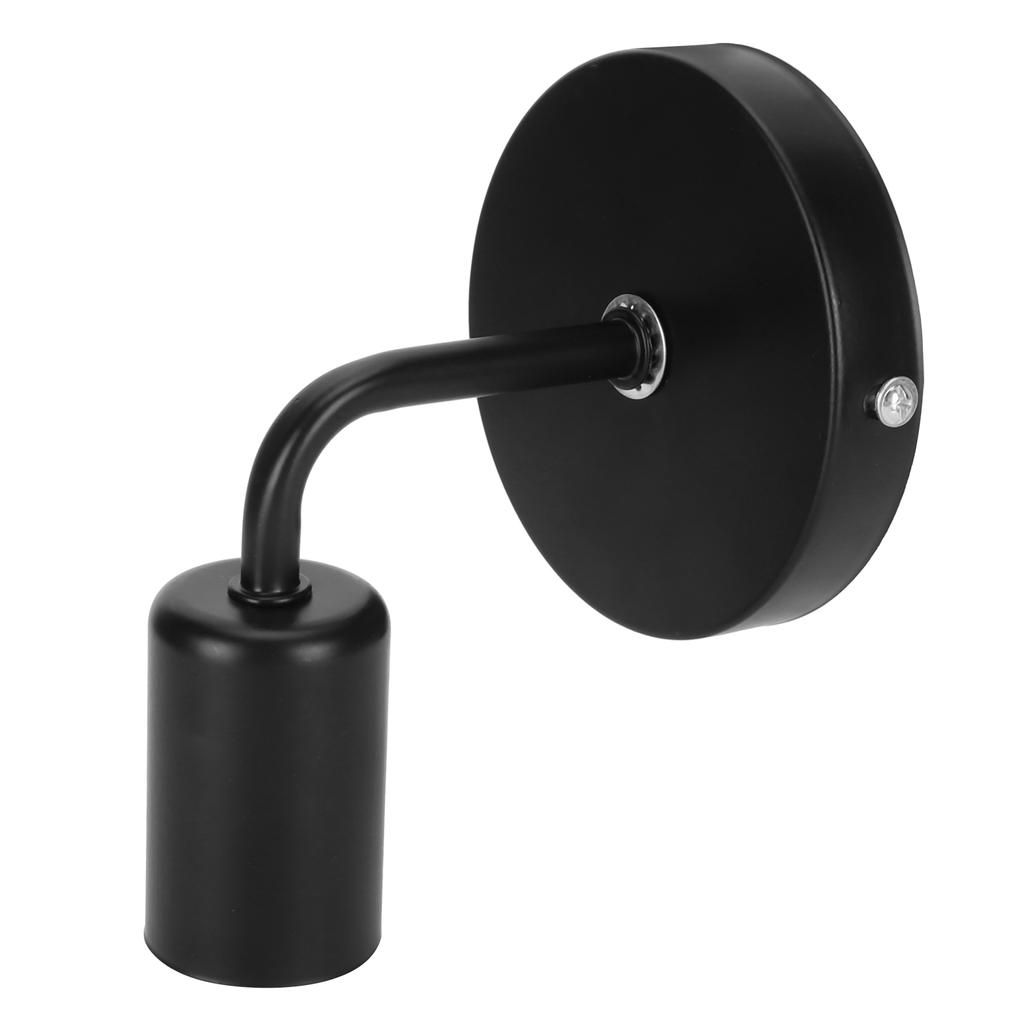 E27 Black Wall Lamp Retro Single Head Wall Light Fixture for Bedside Corridor Stair AC85?265V