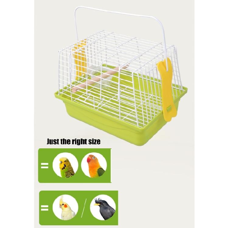 Compact Outdoor Bird House With Carrying Handle For Pet Parrots Budgies Handheld Cage