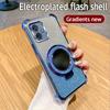 G30 G20 G10 Holder Ring Mirror Phone Case For Motorola Moto G10 G20 G30 G84 G54 G82 5G G52 G71S Soft 6D Plating Shockproof Cover