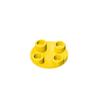 Non-Toxic Moc 10Pcs 2654 Round 2X2 Building Blocks With Rounded Bottom Boat Plate Bricks Particle Puzzle Toy Children Birthday Kid Gifts