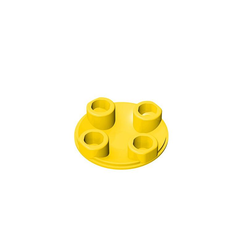 Non-Toxic Moc 10Pcs 2654 Round 2X2 Building Blocks With Rounded Bottom Boat Plate Bricks Particle Puzzle Toy Children Birthday Kid Gifts