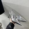 Summer 2025 New Sandal Slingback Pointy Toe Women Pumps Sexy Head Sandals Stiletto Heeled Shoes Party Shoes Fashionable Sandals