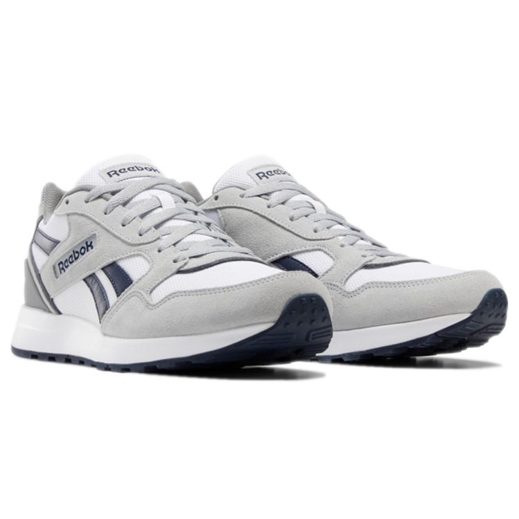 Reebok GL1000 Comfort Wear-Resistant Slip-Resistant Low-Top Running Shoes, Unisex Grey & Blue GY5946