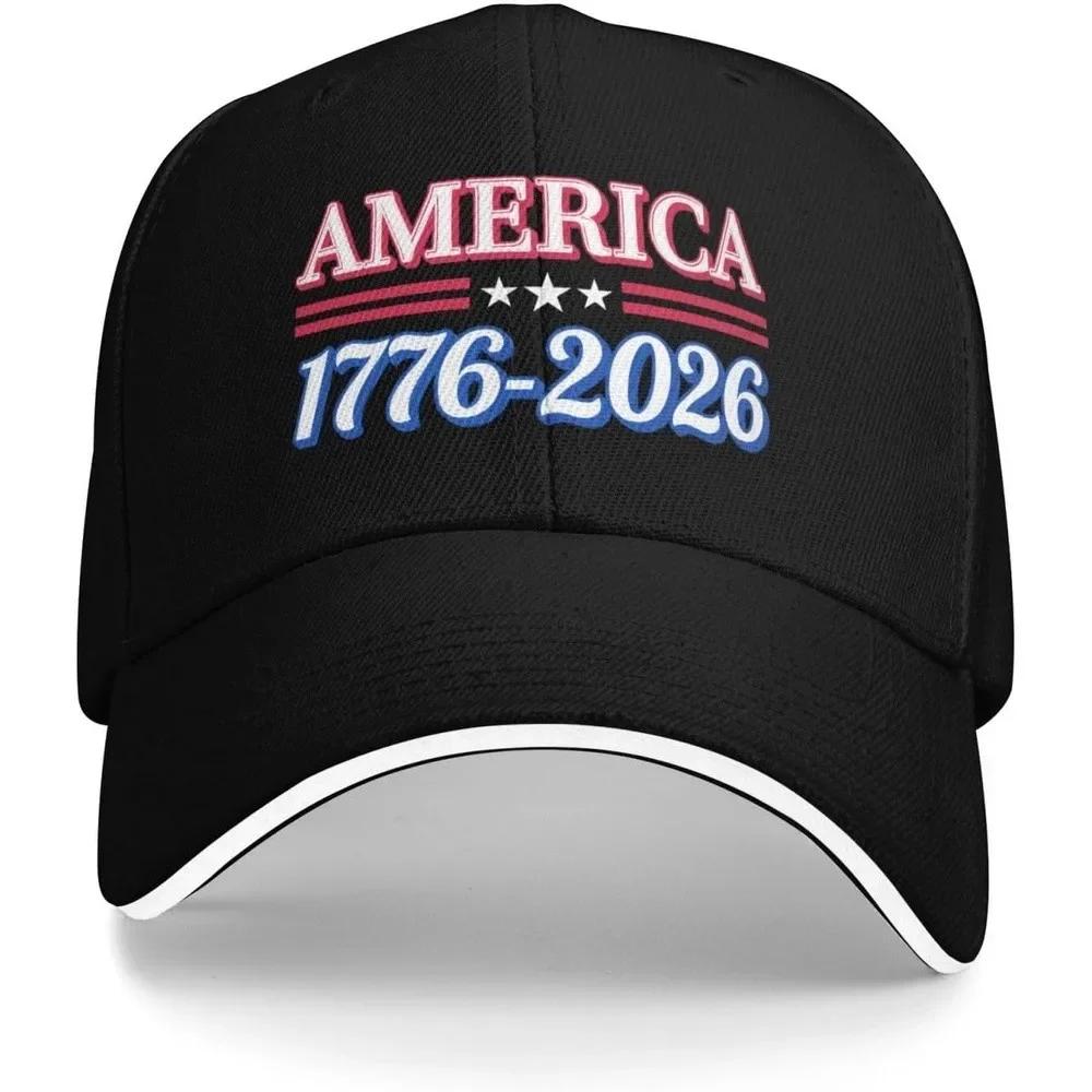 America th Anniversary Baseball Cap Patriotic Polyester Adjustable Outdoor Cap