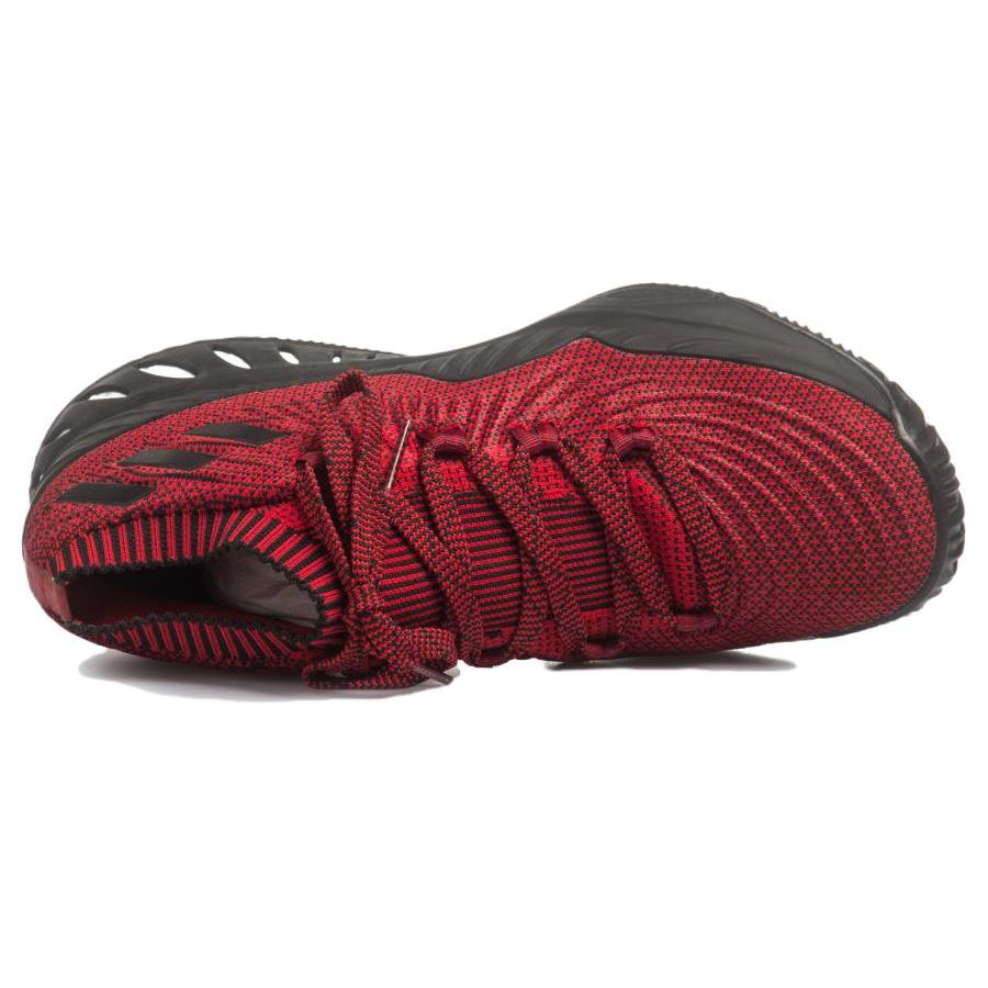 adidas Crazy Explosive Low Top Basketball Shoes Men's Black Red Cq0440