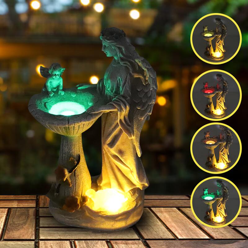 Solar Angel Fountain Sculpture