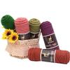 Alpaca Wool Medium-thick Yarn for Hand-knitted Men's and Women's Multi-color Hats, Scarves, and Coats.