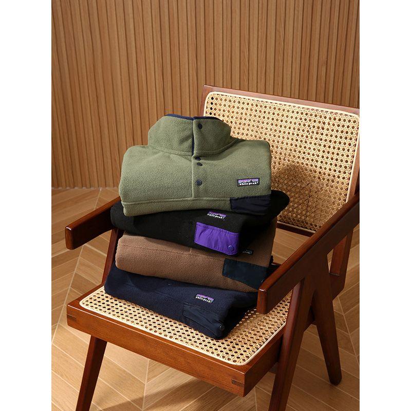 Outdoor Sports Warm Double-Sided Fleece Stand-Up Collar Fleece Jacket Men's Autumn and Winter Style Fleece Sweatshirt Export Men's Jacket