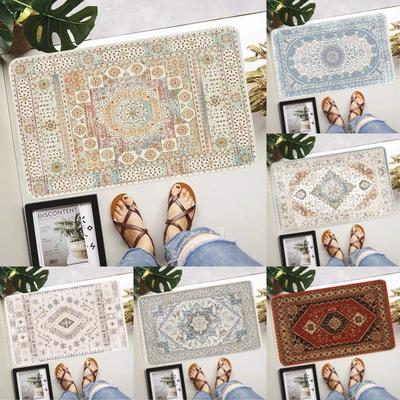 Bohemian Persia Style Door Mat with Suitable for Soft In Bedrooms Living Rooms Garden Entrances Room Decor Indoor Outdoor Use