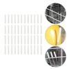 100pcs Flexible Dishwasher Rack Caps Rubber End Cover Caps Tip Cap Cover  Tips Baskets Repair
