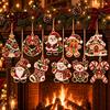 Novice Friendly Craft Supplies Christmas Faux Pearl Art DIY Kit, Make 10Pcs Hanging Ornaments, Festive Seasonal Handmade Ornaments Rhinestone Kit for
