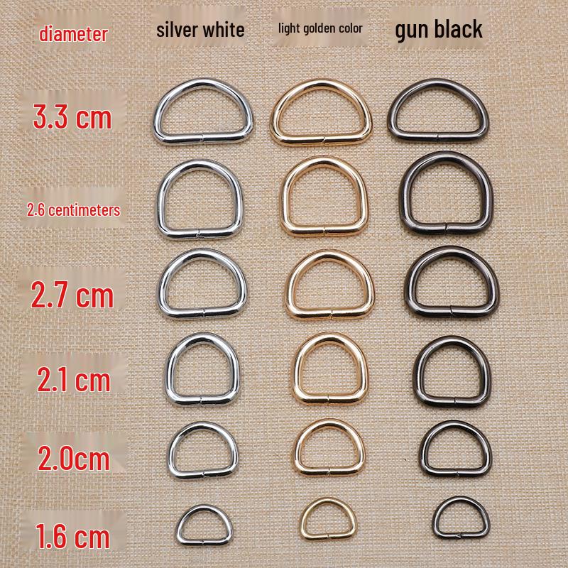 Metal Buckles and Hooks for Handbag Straps and Accessories