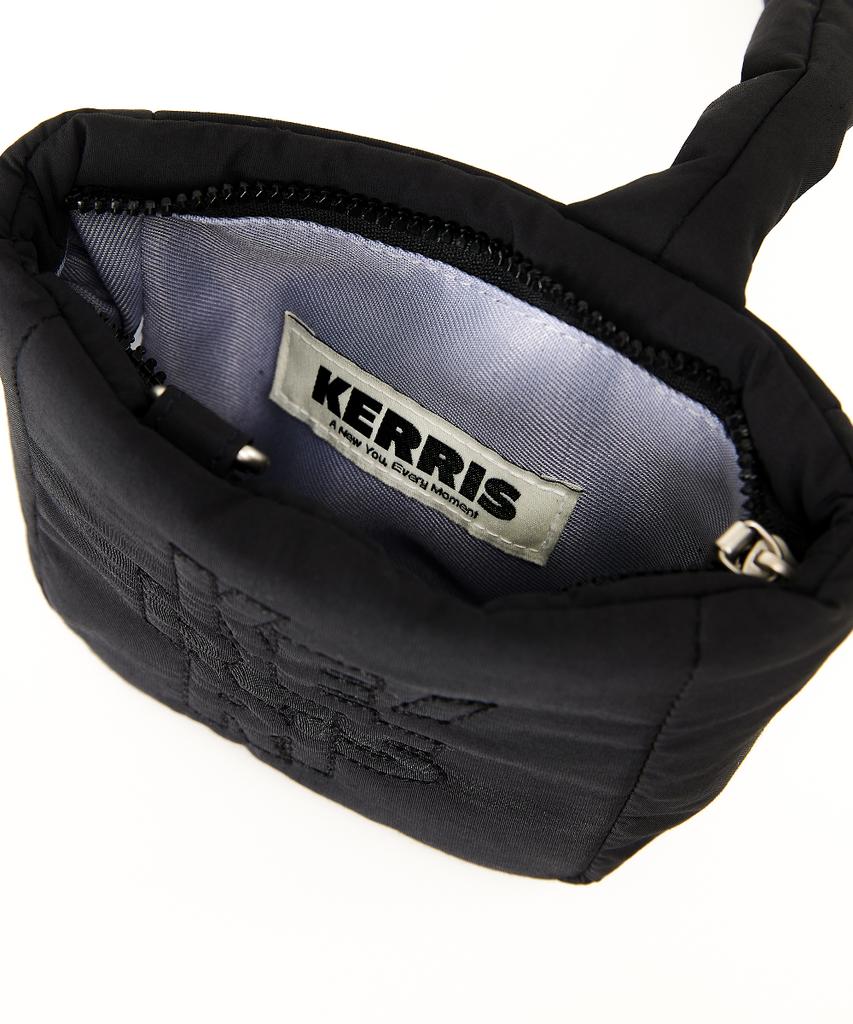 Kerris Moment Mini Padded Mini Tote Bag – Black