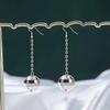 Retro Disco Ball Drop Earrings Women Boho Round Luxury Mirror Party Reflect Earrings Ball Dangle Jewelry Light Disco Earring