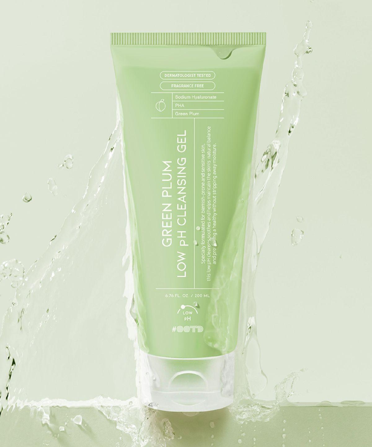 Green Plum Mildly Acidic Hypoallergenic Moisturizing Cleansing Gel 200ml