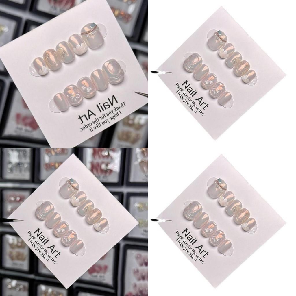 Handmade Wearable Mermaid Bubble Nail Art Premium Quality With Flashy Fish Tail Design Suitable For Ladies