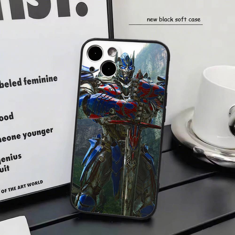 

T-TRAN-SFOR-MERS For iPhone 13,17,11,12,16,14,15,Plus,Pro Max Soft Silicone Black Phone Case iphone 11 Pro Max