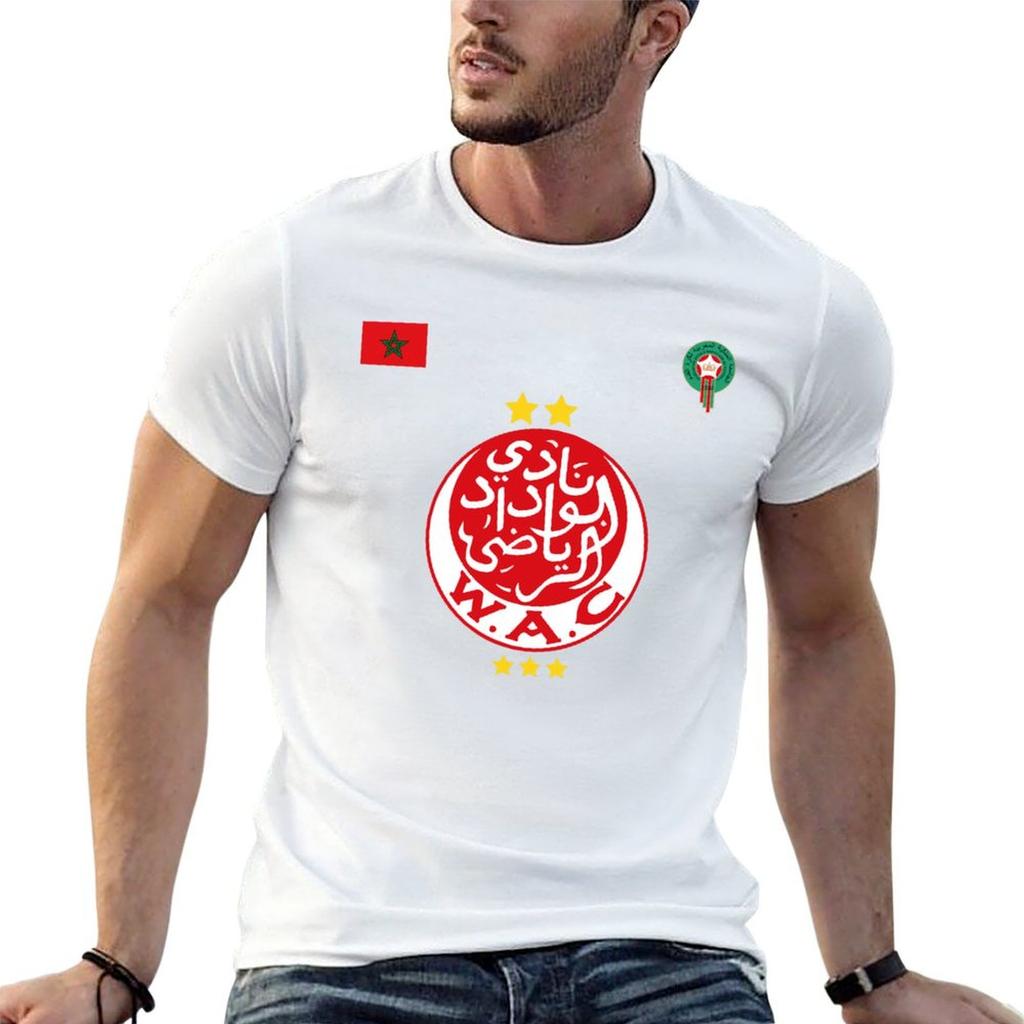 Morocco Wydad Wac Jersey Wac Lover Tshirt Durable Work Wear Tshirt