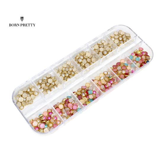 

Декоративный жемчуг Украшения для ногтей DIY 3D Износостойкие 02