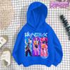 KPop Demon Hunters Hoodie Fashion Rumi Sweatshirt Pullover Cute Long Sleeve Autumn Boys Girls Cartoon Y2K Hoody Sportswear