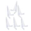 6pcs Trading Card Display Stand Sports Cards Rack Baseball Card Holder Trading Card Shelf Clear Mini Easel Stand for Baseball Trading Cards