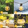 Solar String Lights Outdoor G40 Patio Lights with LED Shatterproof Bulbs,Weatherproof Hanging Lights for Garden Backyard Bistro