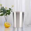 Stainless Steel Measuring Cup, 1000ml1500ml, with Measurement Markings and Spout, Easy to Use, Easy to Clean, Ideal for Milk and Coffee Making,