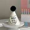 Accessoire d'ambiance Chapeau d'anniversaire Dessiné à la main Tissu non tissé Chapeau d'anniversaire Graffiti Doux Chapeau d'anniversaire Princesse Fête d'anniversaire
