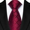 Corbata de negocios con diseño geométrico cuadrado, color liso, satén suave, corbata formal, corbata informal, accesorios para bodas y eventos callejeros