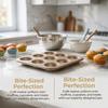 12er Cupcake-Form Antihaftbeschichtet Backblech Tartlet-Form Muffinform Pudding Backform