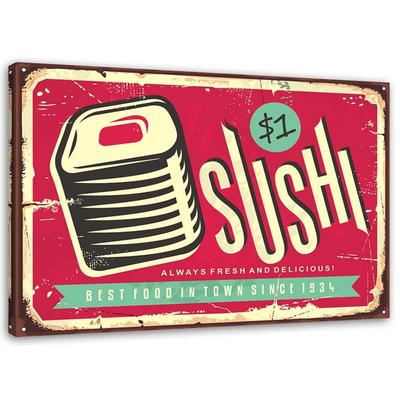Obraz Nálepky Retro plagát Sushi