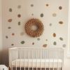 6 Sheet Irregular Polka Dots Wall Stickers, Colorful Boho Wall Decals, Peel and Stick Removable Vinyl Stickers for Playroom Bedroom Nursery