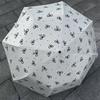 UPF50 Travel Rain Umbrella INS Hand Operated Parasol Sturdy Mini Sun Umbrella  Travel