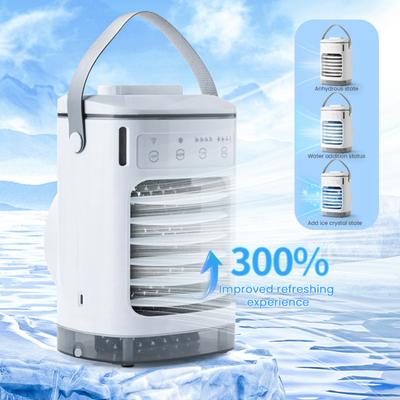 Portable Air Conditioner Easy Control Panel Large Water Tank Natural Wind Mode Colorful Ambient Lights Air Cooler