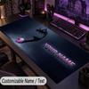 Custom Text Big Mousepad, Extended Desk Pad For Laptop Work GameCourage the Cowardly Dog