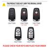 2/3/4/5Bt Metal Car Key Cover Fob Case Shell For Ford Edge Fusion Mustang Explorer F150 F250 F350 Ecosport Mondeo Mustang Ranger