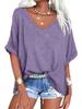 2024 European & American Women's Plus Size Casual Short-Sleeve Loose T-Shirt